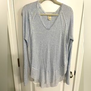 Free People Baby Blue Tunic
